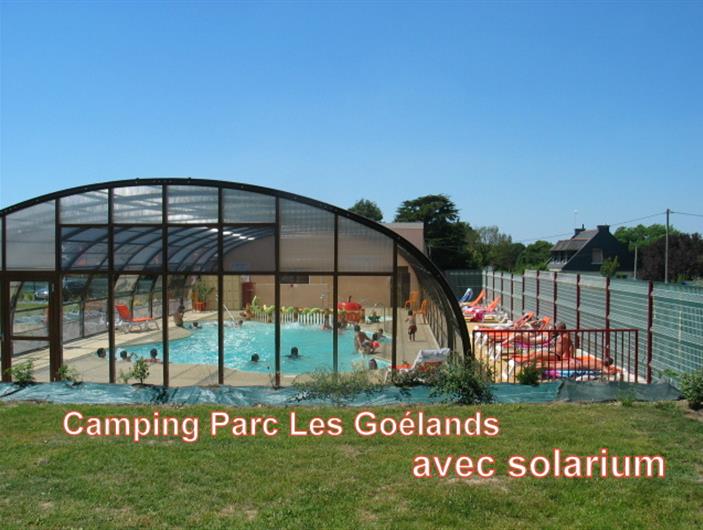 Camping bord de mer et piscine couverte chauffé - Morbihan au Camping Parc Les Goélands à Ambon