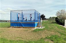 Nouveau: trampoline avec 4 rebonds au camping PARC Les Goélands