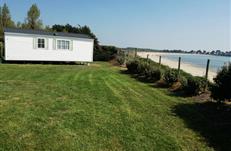 Possibilité de louer 2 mobil homes face à la plage de Bétahon en Bretagne Sud à Ambon - Plage 