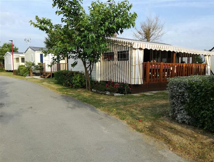 Implantation du mobil home Parc N°4