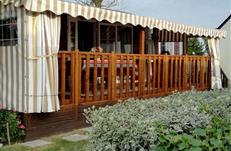 Mobil-home côté Parc des Goélands - au calme pour 6 personnes 3 chambres. A Ambon plage