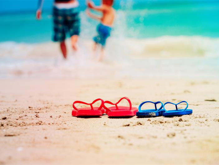 Plage de Bétahon face au camping Les Goélands à Ambon