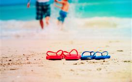 Plage de Bétahon face au camping Les Goélands à Ambon