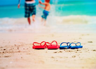 Plage de Bétahon face au camping Les Goélands à Ambon