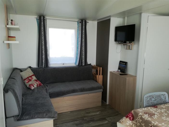 Camping Les Goélands - Location mobil home 3 chambres en bord de mer