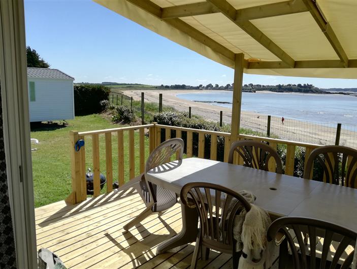 Nouveau locatif face à la mer - nuitée, week-end, vacances au Camping Les Goélands
