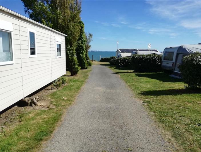 Camping - Mobile home adapté aux handicaps Vue sur la mer