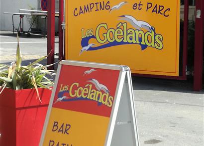 Entrée du camping PARC Les Goélands pour la reception des réservations