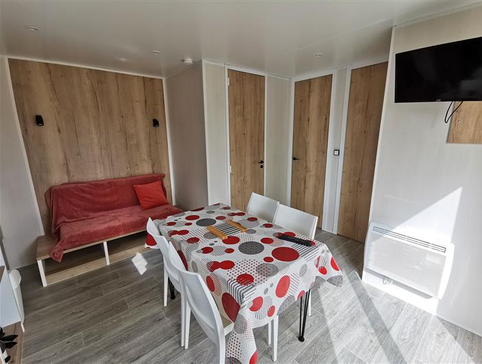 Mobil home pour 2 pers en Bretagne Sud. Location nuitées au Camping les goélands à Ambon