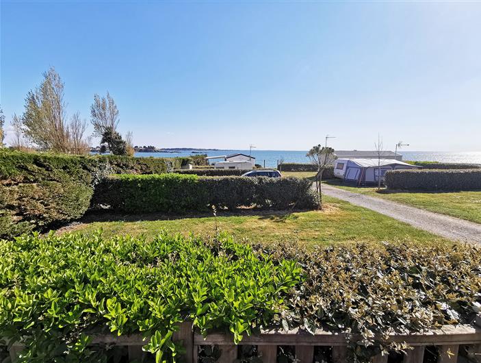 Location mobilhome vue mer - camping les Goélands 56190 Ambon