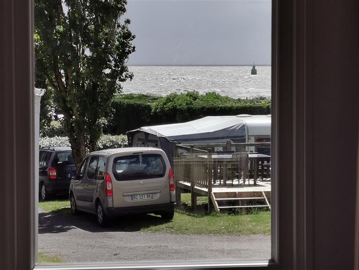 Location mobilhome Vu MER - camping avec piscine - camping Les Goélands à Ambon