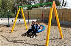 Balançoire nid d'oiseau du camping