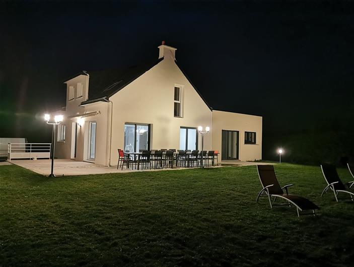 Maison de vacance à la mer - Grand Breizh - Eclairage extérieure