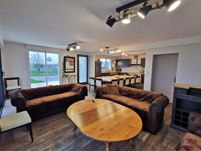 Salon salle à manger - location de vacances - 16,19 pers