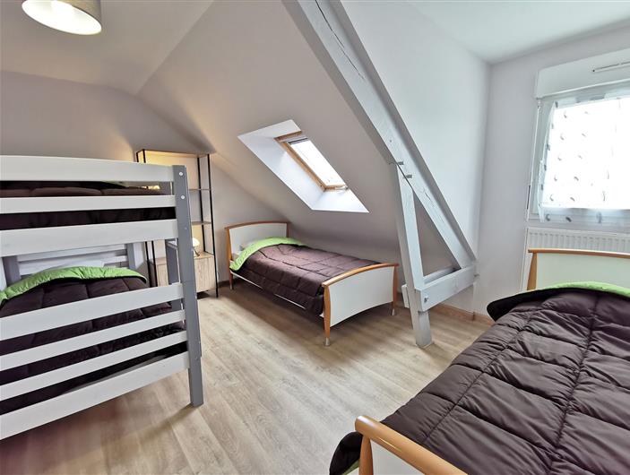 Chambre pour 4 pers - gîte Grand Breizh à Ambon