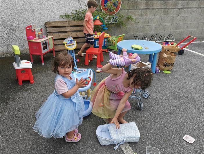 Animation dinette pour les petits enfants