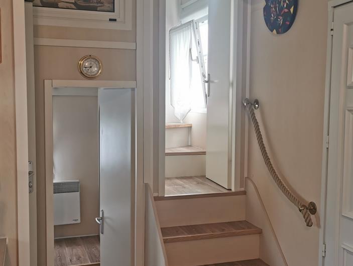 Location mobil home avec sa mezzanine 6 personnes