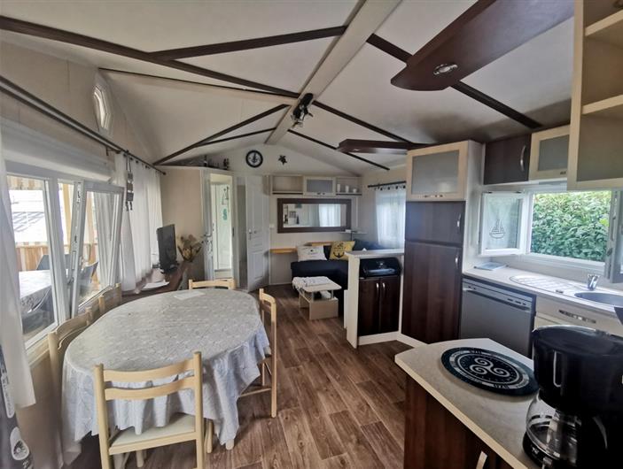 Hébergement de vacance en mobil home 3 chambres à la mer