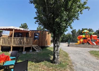 Mobil home 4 places au Camping Les Goélands à AMBON