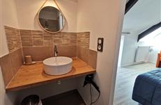 Salle d'eau privative chambre n°3. Gîte Les Goélands