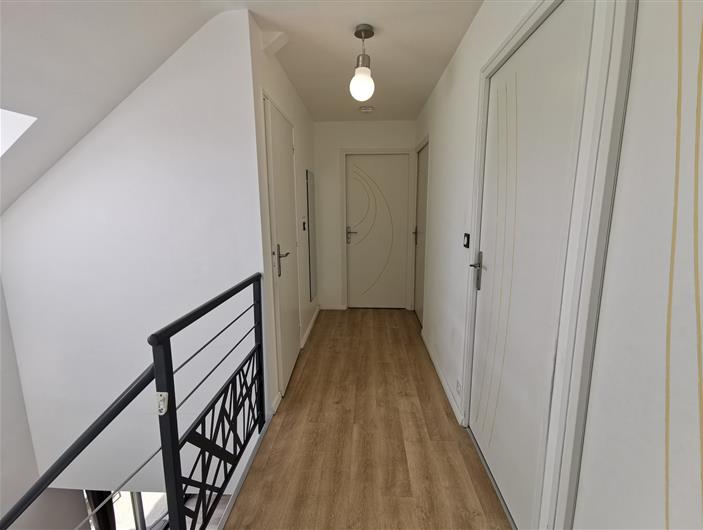 Entrée des chambres à l'étage du gîte Les Goélands