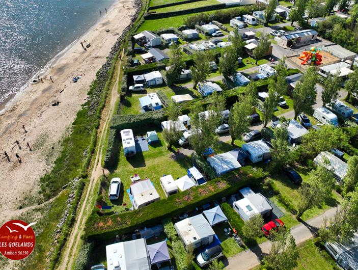 Accès au camping Les goélands - camping front de mer dans le Morbihan