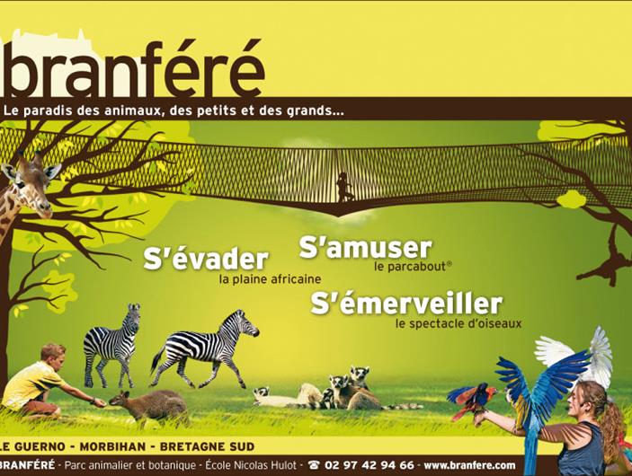 Zoo de branféré proche du camping les Goélands