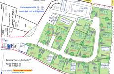 Plan du Camping Parc Les Goélands à AMBON