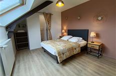 Gîte 3 étoiles - Hébergement chambre n°4 avec salle d'eau privative. 56190 Ambon plage