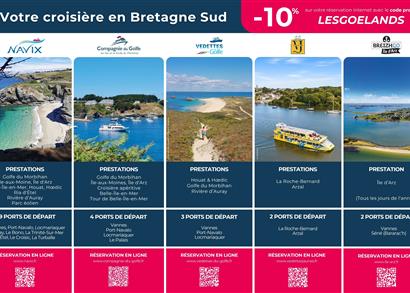 Profitez dune réduction  pour faire le tour du golfe