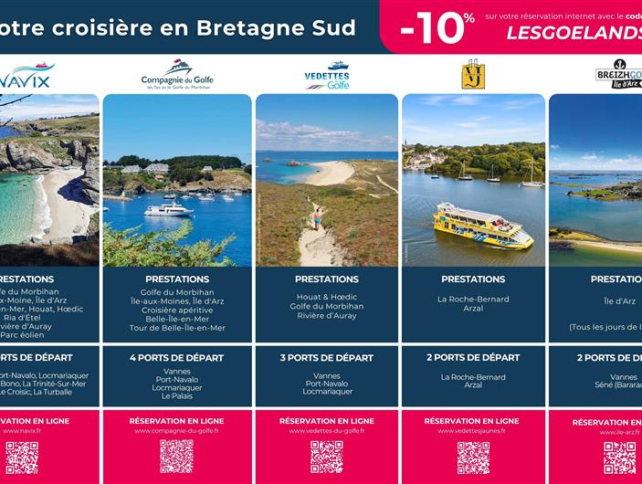 Profitez dune réduction pour faire le tour du golfe